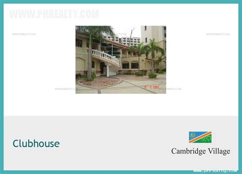 cambridge village cainta address|2,500,000 .